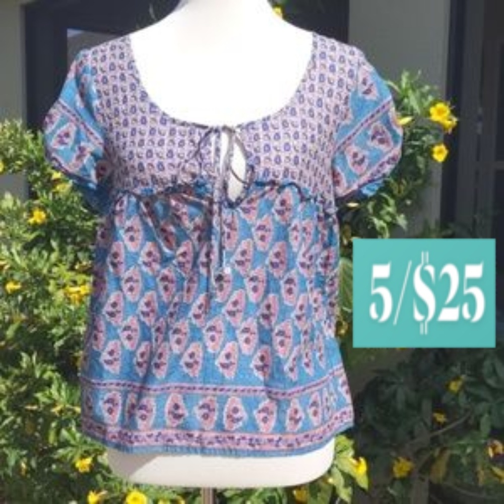 American Eagle Outfitters Boho Peasant Blouse